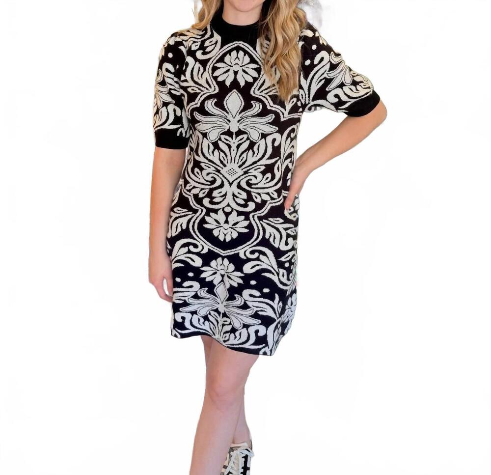 NEW THML women's natalie dress in black